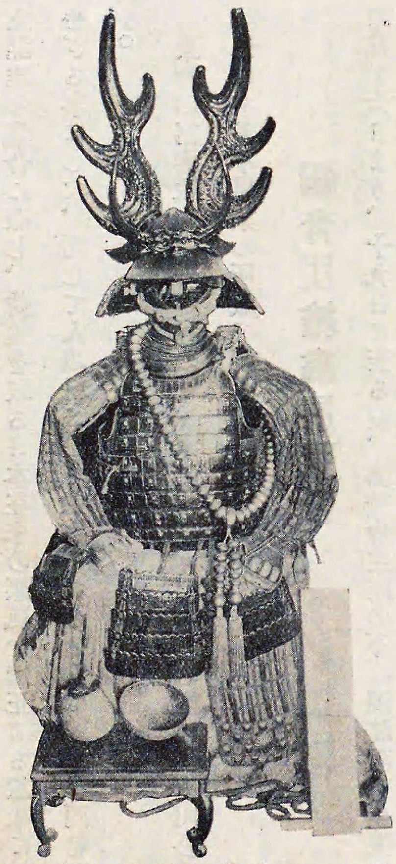 Honda Tadakatsu armor with deer antler helmet